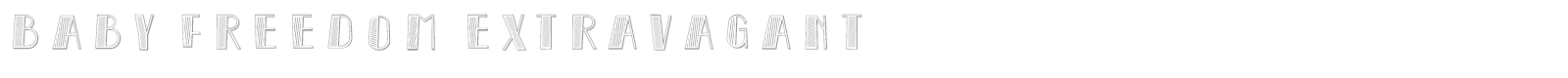 Baby Freedom font preview